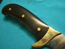 VINTAGE CUSTOM INVERTED STAMP BUCK KALINGA USA PRE '73 FIXED BLADE SKINNING KNIFE KNIVES SHEATH OLD