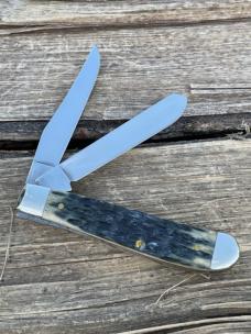 CASE XX ** 2013 GREEN JIG BONE MINI TRAPPER