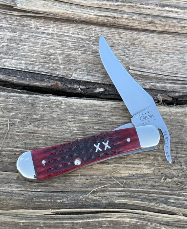 CASE XX ** SFO RED BONE 2000 XX SHIELD RUSSLOCK CASE XX ** SFO RED BONE 2000 XX SHIELD RUSSLOCK