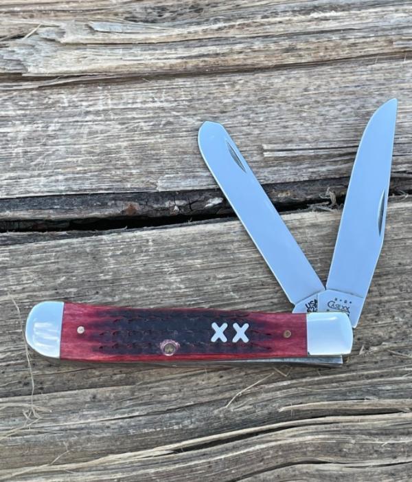 CASE XX ** SFO RED BONE XX SHIELD 2001 TRAPPER 