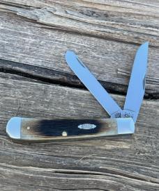 CASE XX ** 2012 ANTIQUE BARNBOARD JIG BONE TRAPPER 