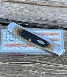 CASE XX ** 2012 ANTIQUE BARNBOARD JIG BONE TRAPPER 