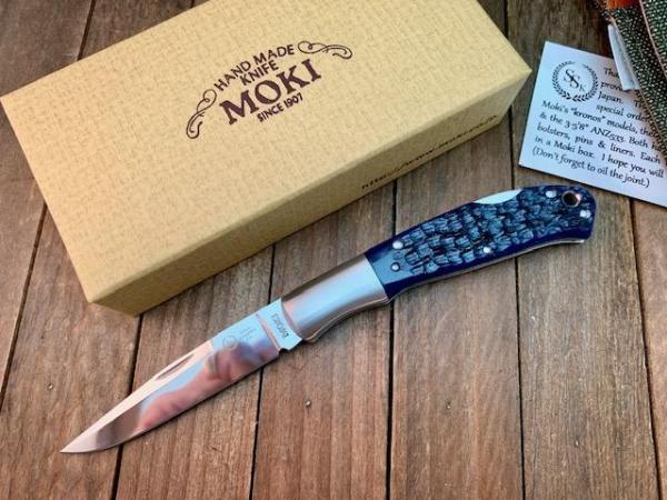 Moki Kronos ANZ-533 Exclusive SSk Lapis Blue Aberdeen Jigged Bone Only 50 Made