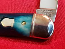 Great Eastern Cutlery 190120 Blue Teal Natural Bone, Brand New in Tube, MINT Condition!