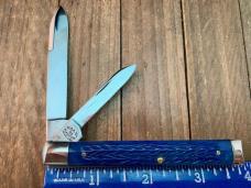 Marbles Gladstone MI Doctor’s Knife Deep Blue Italian Jigged Bone 2001