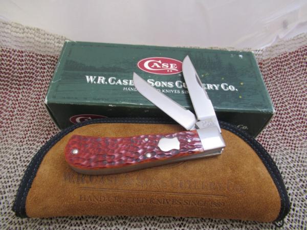 Case XX 2000 Tony Bose Chestnut Bone Millennium Trapper Pattern # TB622000 ATS34 Case XX 2000 Tony Bose Chestnut Bone Millennium Trapper Pattern # TB622000 ATS34