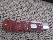 Case XX 2000 Tony Bose  Chestnut Bone Millennium Trapper Pattern # TB622000 ATS34