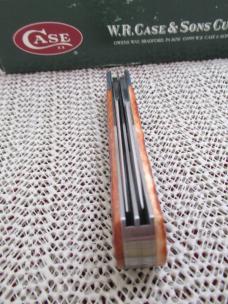 Case XX 2000 Tony Bose  Chestnut Bone Millennium Trapper Pattern # TB622000 ATS34