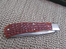 Case XX 2000 Tony Bose  Chestnut Bone Millennium Trapper Pattern # TB622000 ATS34