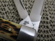 Case XX 2011 Tony Bose 1 of 300 Chestnut Bone Coffin Jack Pattern # TB622011  154CM