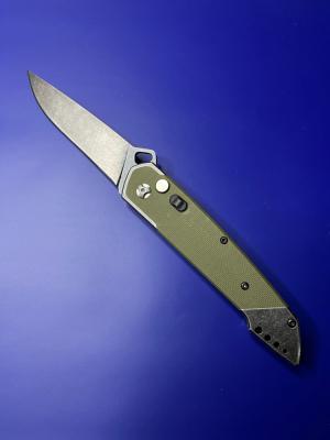 PETRIFIED FISH AUTO KNIFE GREEN PF718
