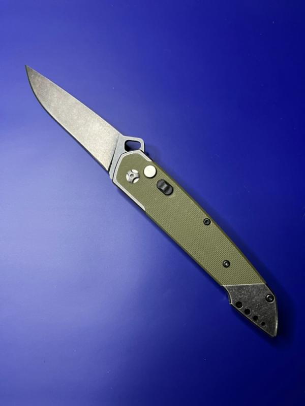 PETRIFIED FISH AUTO KNIFE GREEN PF718 PETRIFIED FISH AUTO KNIFE GREEN PF718