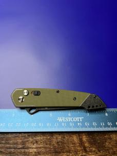 PETRIFIED FISH AUTO KNIFE GREEN PF718