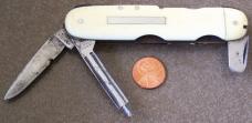 B.B. WELLS STRAND & CITY 4 1/8" Pocket Knife London (Sheffield) ivory handles