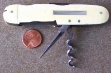 B.B. WELLS STRAND & CITY 4 1/8" Pocket Knife London (Sheffield) ivory handles