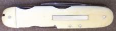 B.B. WELLS STRAND & CITY 4 1/8" Pocket Knife London (Sheffield) ivory handles