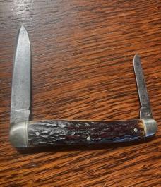 OLD GREAT JOHN PRIMBLE INDIA STEEL WORKS *STAG HANDLES*