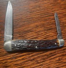 OLD GREAT JOHN PRIMBLE INDIA STEEL WORKS *STAG HANDLES*