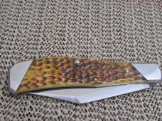 Case XX 2008 Tony Bose Antique Bone Arkansas Hunter Pattern # TB612008 154CM