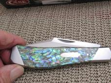 Case XX 2008 Tony Bose Abalone Handle Arkansas Hunter Pattern # TB812008 154CM