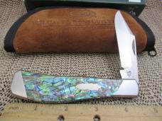 Case XX 2008 Tony Bose Abalone Handle Arkansas Hunter Pattern # TB812008 154CM