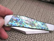 Case XX 2008 Tony Bose Abalone Handle Arkansas Hunter Pattern # TB812008 154CM