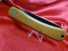 Great Eastern Cutlery 215124 Natural Linen Micarta 