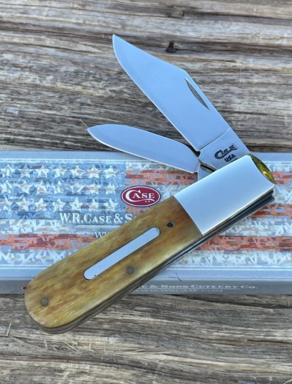 CASE XX ** 1995 LIMITED EDITION SMOOTH BONE BUTTERNUT BARLOW