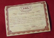MINT SCHRADE I*XL WOSTENHOLM SCRIMSHAW LOCBACK IN DISPLAY BOX WITH COA ( CHECK OR MONEY ORDER )