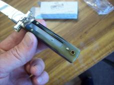 A. G. A. Campolin Dominus Lever Maltese Cross 6 Incher W/Brazilian Horn Handles  NIB