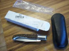 A.G.A. Campolin Pattada Scarce Italian Automatic Genuine Stag/Antler UNUSED W/Pouch & Box