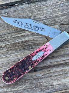 CASE XX ** LIMITED EDITION MINT SET 2006 RASPBERRY BONE GRAND DADDY BARLOW