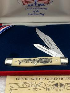 Schrade Cutlery 175th Anniversary of The American Flag 1818-1993 Jack Knife