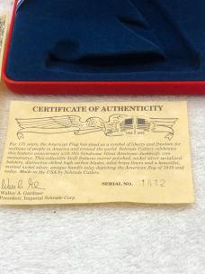 Schrade Cutlery 175th Anniversary of The American Flag 1818-1993 Jack Knife