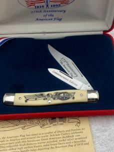 Schrade Cutlery 175th Anniversary of The American Flag 1818-1993 Jack Knife