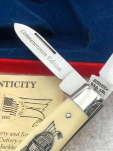 Schrade Cutlery 175th Anniversary of The American Flag 1818-1993 Jack Knife