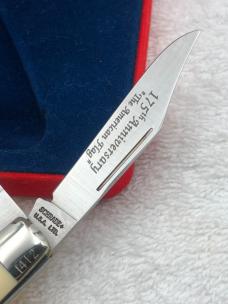 Schrade Cutlery 175th Anniversary of The American Flag 1818-1993 Jack Knife