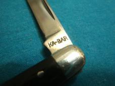 VINTAGE KABAR KA-BAR USA 2 BLADE STOCKMAN FOLDING POCKET KNIFE KNIVES OLD