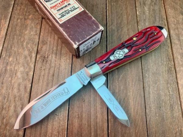 Schatt and Morgan File and Wire Series Tear Drop Jack Crimson Red Worm Groove Bone Schatt and Morgan File and Wire Series Tear Drop Jack Crimson Red Worm Groove Bone