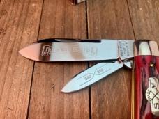 Schatt and Morgan File and Wire Series Tear Drop Jack Crimson Red Worm Groove Bone