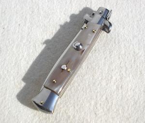 NEW FRANK BELTRAME 9" GENUINE LIGHT BRAZILIAN HORN DAGGER BLADE ITALIAN STILETTO