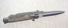 NEW FRANK BELTRAME 9" GENUINE HORN DAGGER BLADE ITALIAN STILETTO