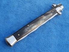 New- 13" Renzo Beltrame Italian Stiletto Genuine Brazilian-Horn Handles- Kriss Blade