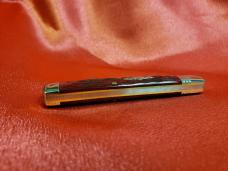 Great Eastern Cutlery 493121 Jigged Garnet Bone knife. NEW, MINT in tube with brown waxed paper