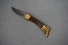 *RARE* BROWNING USA 4018F FOLDING HUNTER LOCKBACK POCKET KNIFE W/ORIGINAL SHEATH - NEAR MINT!