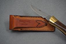 *RARE* BROWNING USA 4018F FOLDING HUNTER LOCKBACK POCKET KNIFE W/ORIGINAL SHEATH - NEAR MINT!