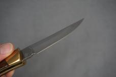 *RARE* BROWNING USA 4018F FOLDING HUNTER LOCKBACK POCKET KNIFE W/ORIGINAL SHEATH - NEAR MINT!