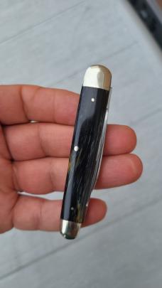 3 1/4" I*XL Wostenholm 2-Blade Pen Knife, Made in Sheffield , Nice Buffalo Horn