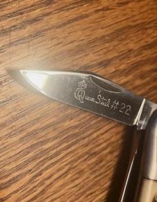 MINT QUEEN STEEL BARLOW ETCHED