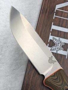 BenchmaDE 15002-1Saddle Mountain Skinner Prototype Fixed Blade NIB Made In USA